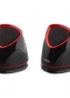 MİKADO MD-158 2.0 SİYAH/KIRMIZI USB SPEAKER