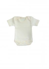 Sema Baby Yarım Kol Badi (Body) 0-3 Ay - Ekru
