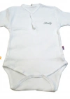 Sema Baby Yarım Kol Kaşkorse Badi (Body) - Beyaz 0-6 Ay