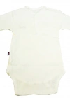 Sema Baby Yarım Kol Kaşkorse Badi (Body) - Ekru 0-6 Ay