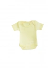 Sema Bebe Yarım Kol Badi (Body) 0-3 Ay - Sarı