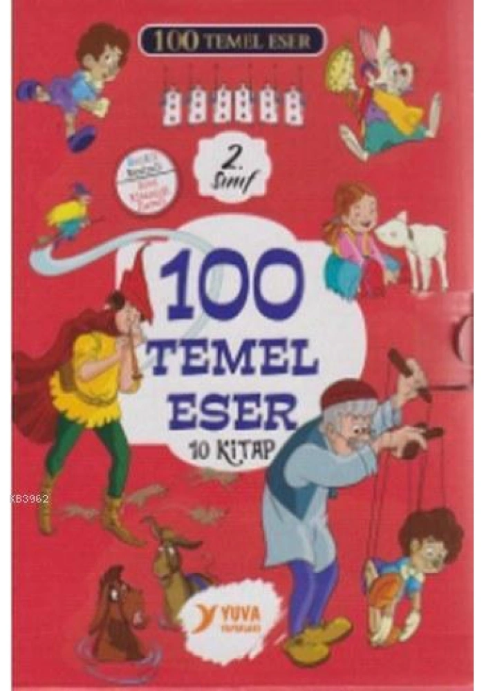 100 Temel Eser 2. Sınıf 10 Kitap Takım