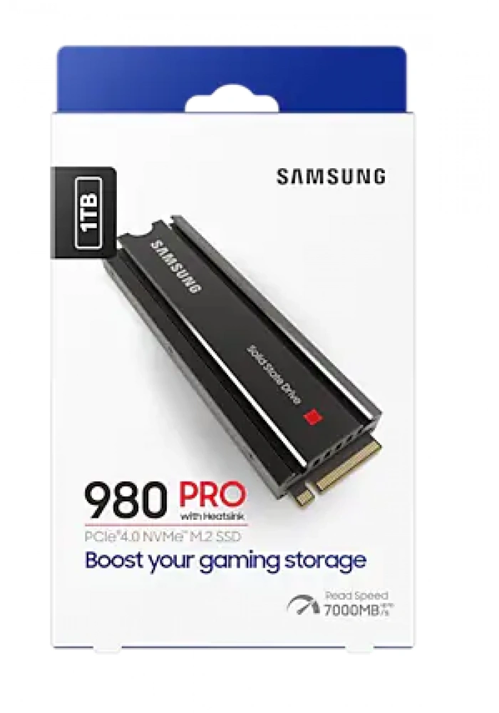 1TB SAMSUNG 980 PRO Heatsink M.2 NVMe MZ-V8P1T0CW