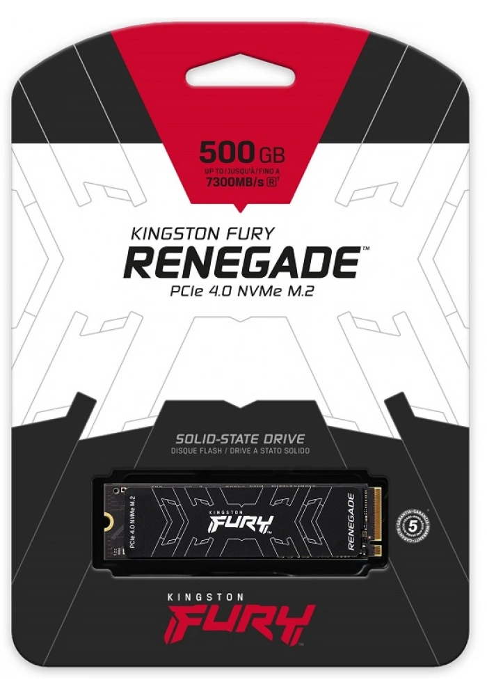500GB KINGSTON FURY Renegade M.2 NVMe PCIe 4.0 SFYRS/500G 7300/3900MB/s