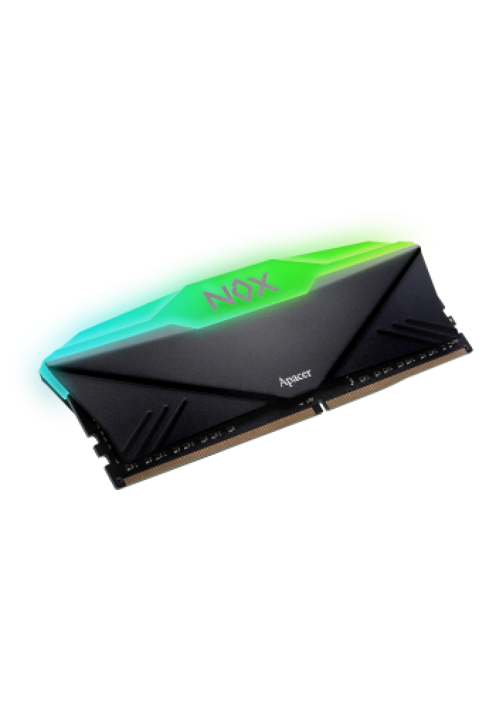 Apacer NOX RGB AURA Black 8GB (1x8GB) 3200Mhz CL16 DDR4 Gaming Ram (AH4U08G32C28YNBAA-1)