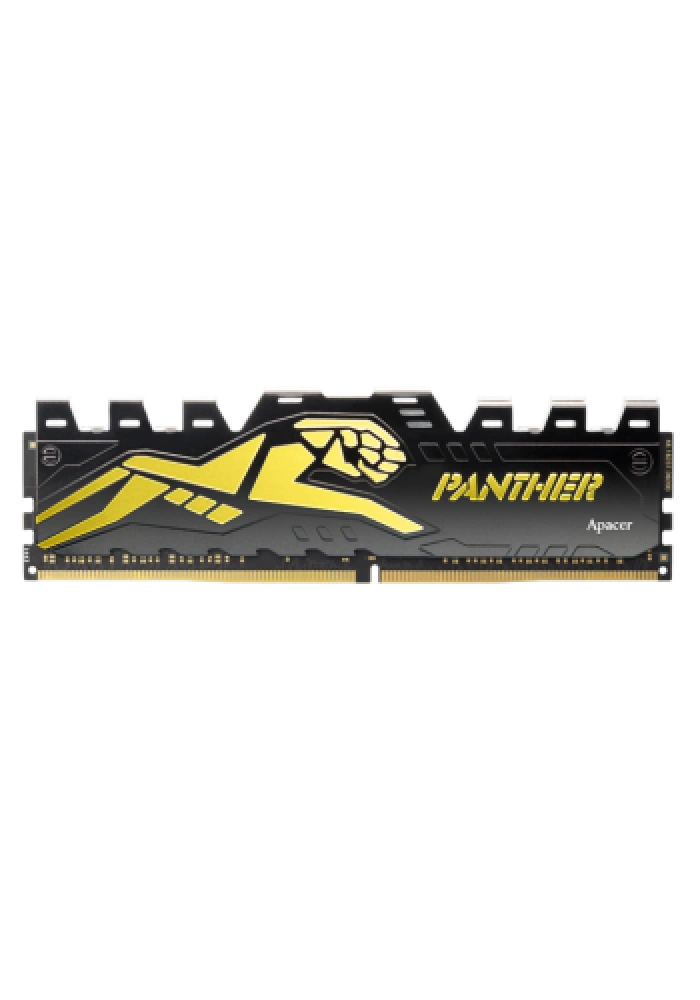 Apacer Panther Black-Gold 16GB (2x8GB) 3200Mhz CL16 DDR4 Gaming Ram (AH4U16G32C28Y7GAA-2)