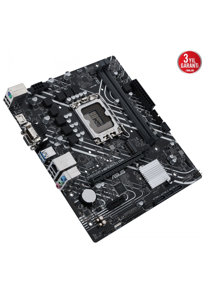 ASUS PRIME H610M-D DDR4 3200(OC) VGA HDMI DP M.2 mATX 1700p