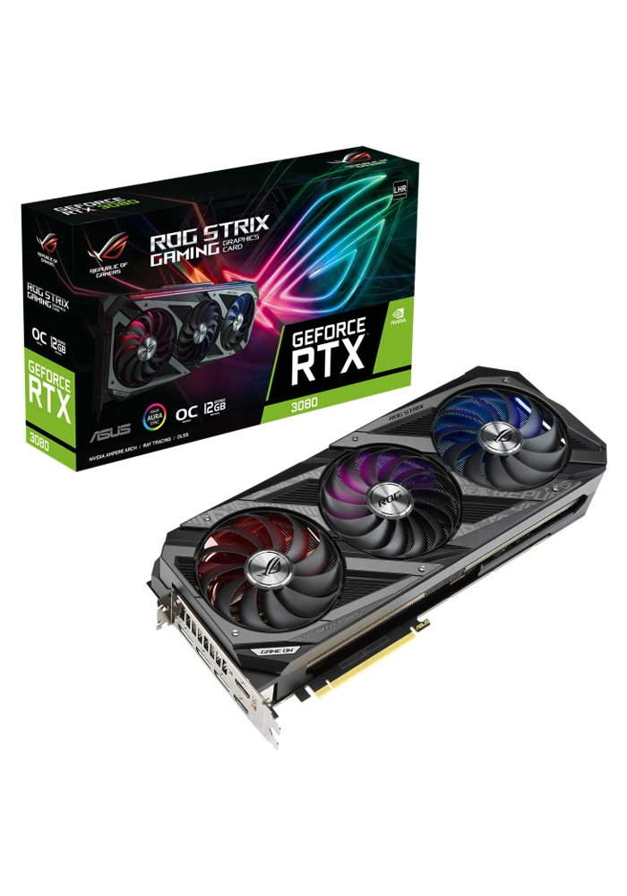ASUS ROG-STRIX-RTX3080-O12G-GAMING 12GB GDDR6X 384Bit