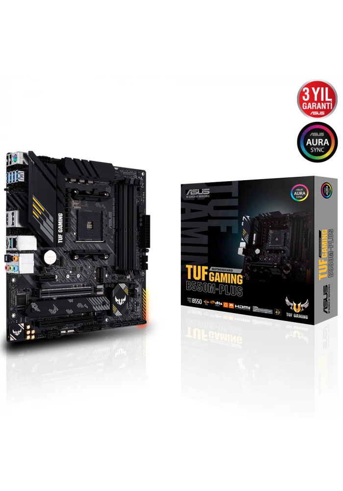 ASUS TUF GAMING B550M-PLUS WI-FI II 4600Mhz(OC) HDMI DP mATX AM4