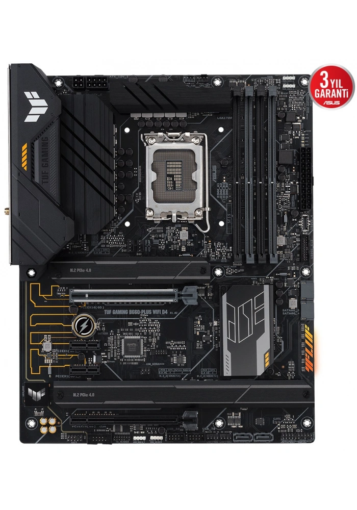 ASUS TUF GAMING B660-PLUS WIFI D4 DDR4 5333(OC) HDMI DP ATX 1700p