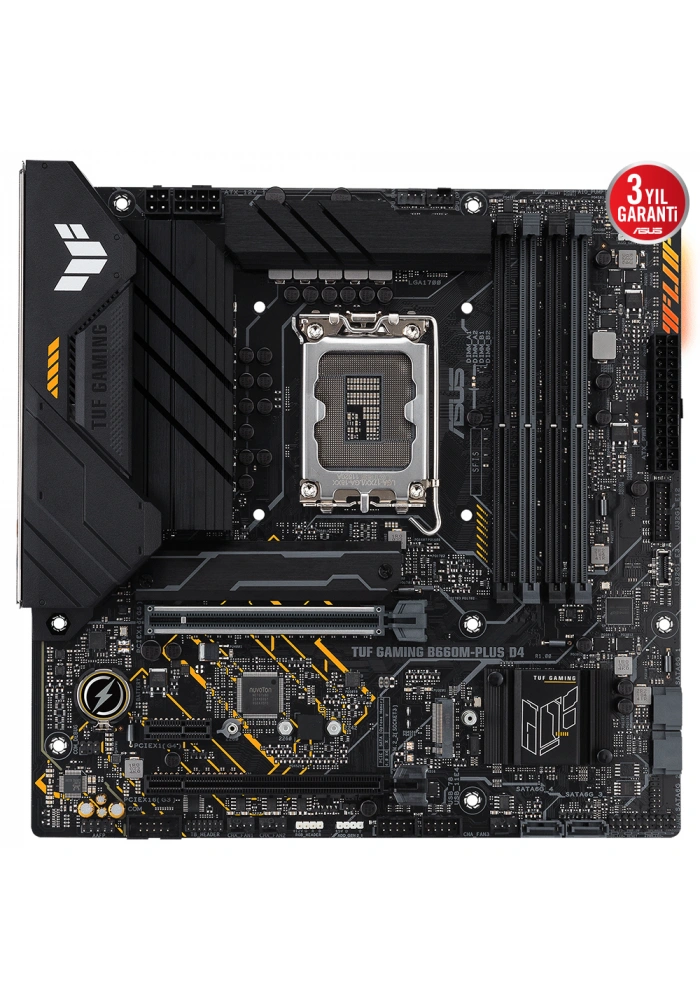 ASUS TUF GAMING B660M-PLUS D4 DDR4 5333Mhz (OC) HDMI DP 1700p