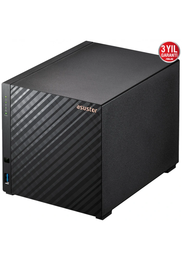 ASUSTOR AS1104T 4 SLOT 1GB DDR4 3.5 NAS DEPOLAMA ÜNİTESİ