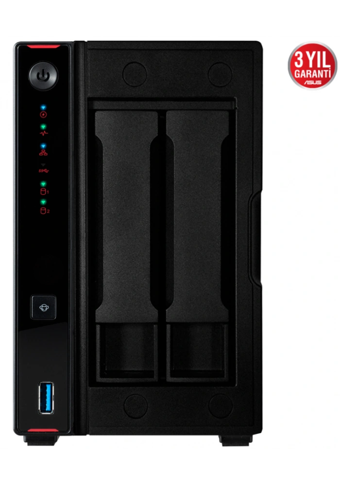 ASUSTOR AS5202T 2 SLOT 2GB DDR4 3.5 NAS DEPOLAMA ÜNİTESİ