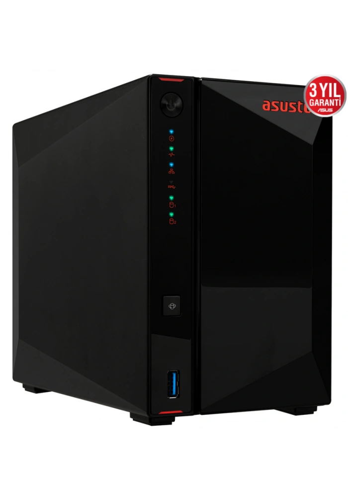 ASUSTOR AS5202T 2 SLOT 2GB DDR4 3.5 NAS DEPOLAMA ÜNİTESİ