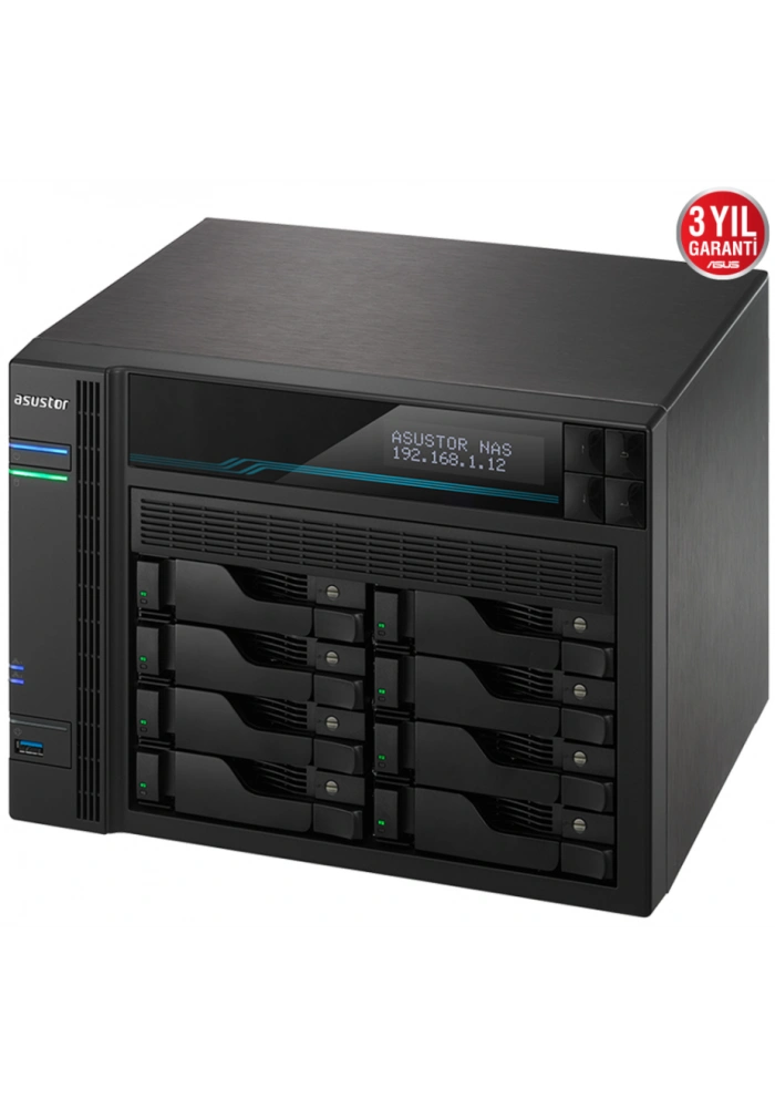 ASUSTOR AS6508T 8 SLOT 8GB DDR4 3.5 NAS DEPOLAMA ÜNİTESİ