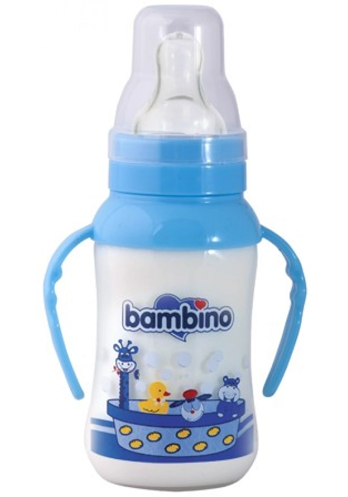 Bambino Geniş Ağızlı Kulplu No:1 Biberon 250 Ml.