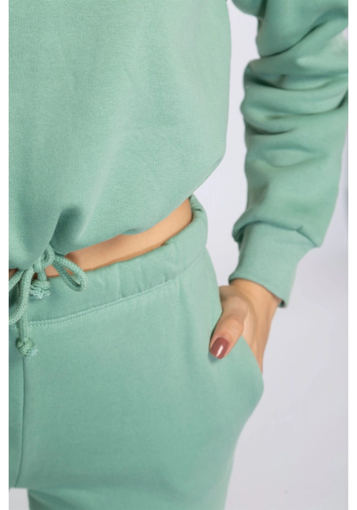 Bel Lastikli Şardonlu İkili Takım-MİNT YEŞİLİ