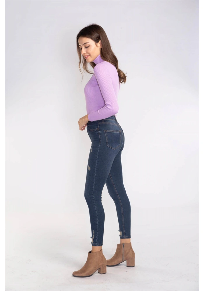 Boğazlı Triko Kazak-LİLA