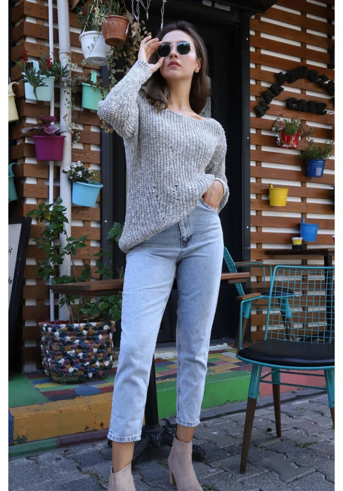 Bot Yaka Kazak - GRİ