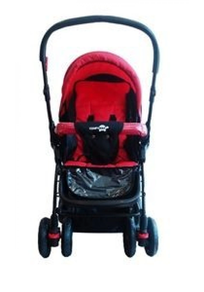 Comfymax Çift Yönlü Bebek Arabası - Kırmızı