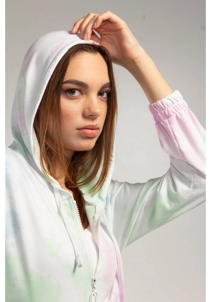 Crop Eşofman Üstü- RENKLİ