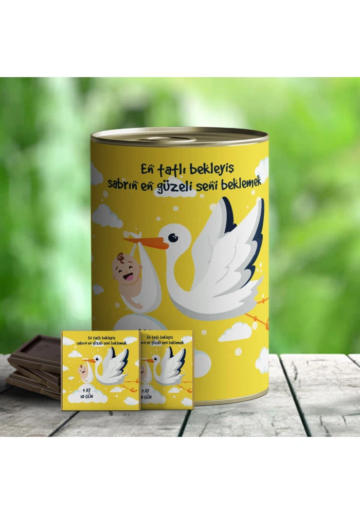 En Tatlı Bekleyiş Sürpriz Çikolata Hediye Konservesi