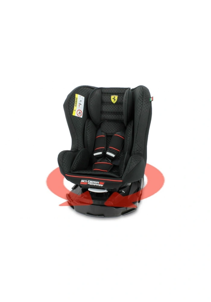 Ferrari Revo 0-25 Kg 360 Derece Dönebilen Oto Koltuğu - Siyah 3507460080247