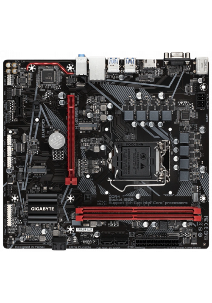 GIGABYTE B560M H 3200MHz HDMI M.2 mATX 1200p