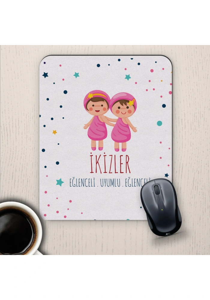İkizler Burçlarına Özel Sevimli Mouse Pad