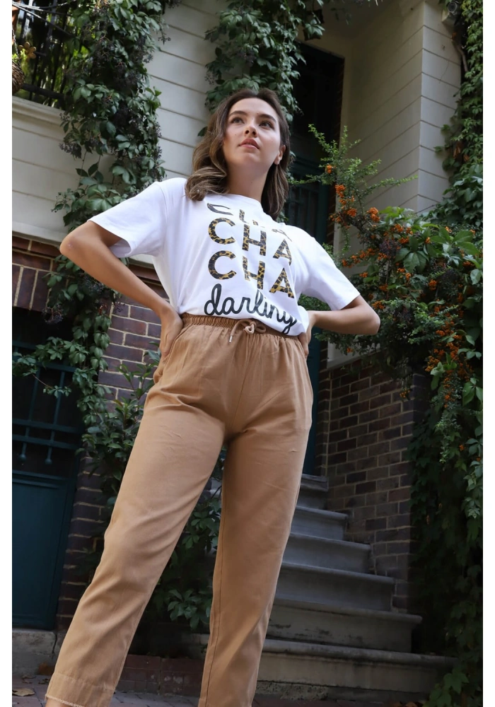 Jogger Pantolon- SÜTLÜ KAHVE