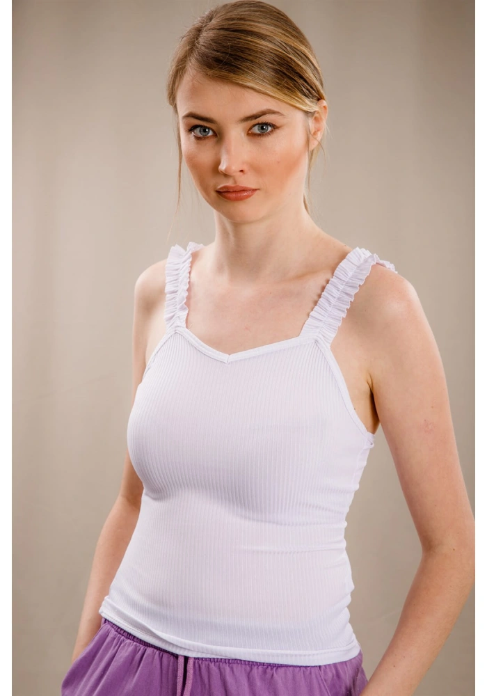 Kaşkorse Bluz - BEYAZ