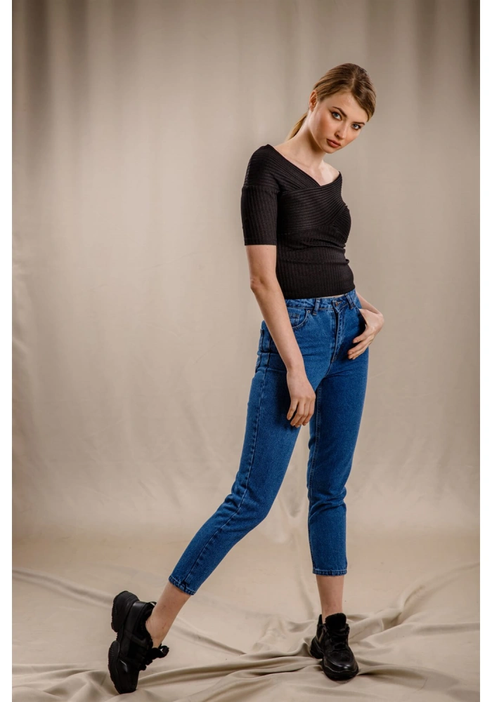 Kaşkorse Bluz - SİYAH