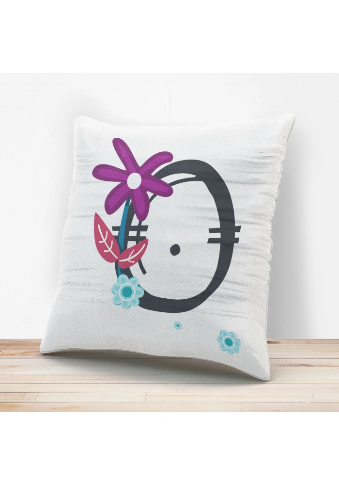 O Harfi Tasarımlı Yastık Kılıfı