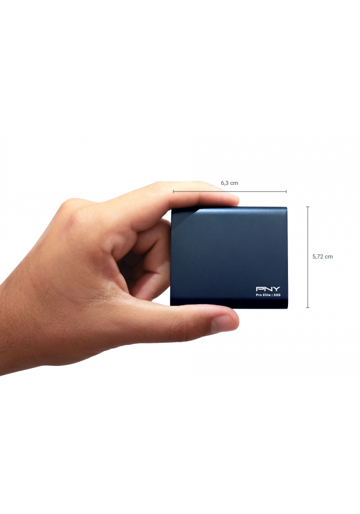 PNY Pro Elite Mavi 250 GB 880/900MB/s USB 3.2 Gen 2 Type-C Taşınabilir SSD (PSD0CS2060NB-250-RB)