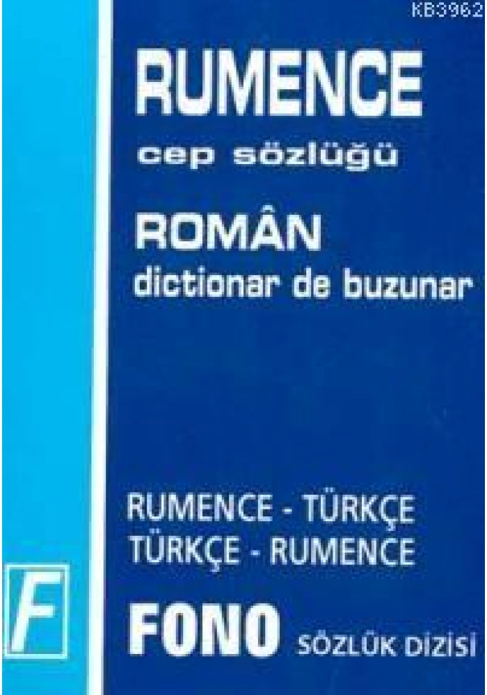 Rumence Cep Sözlüğü; Rumence-Türkçe  Türkçe-Rumence