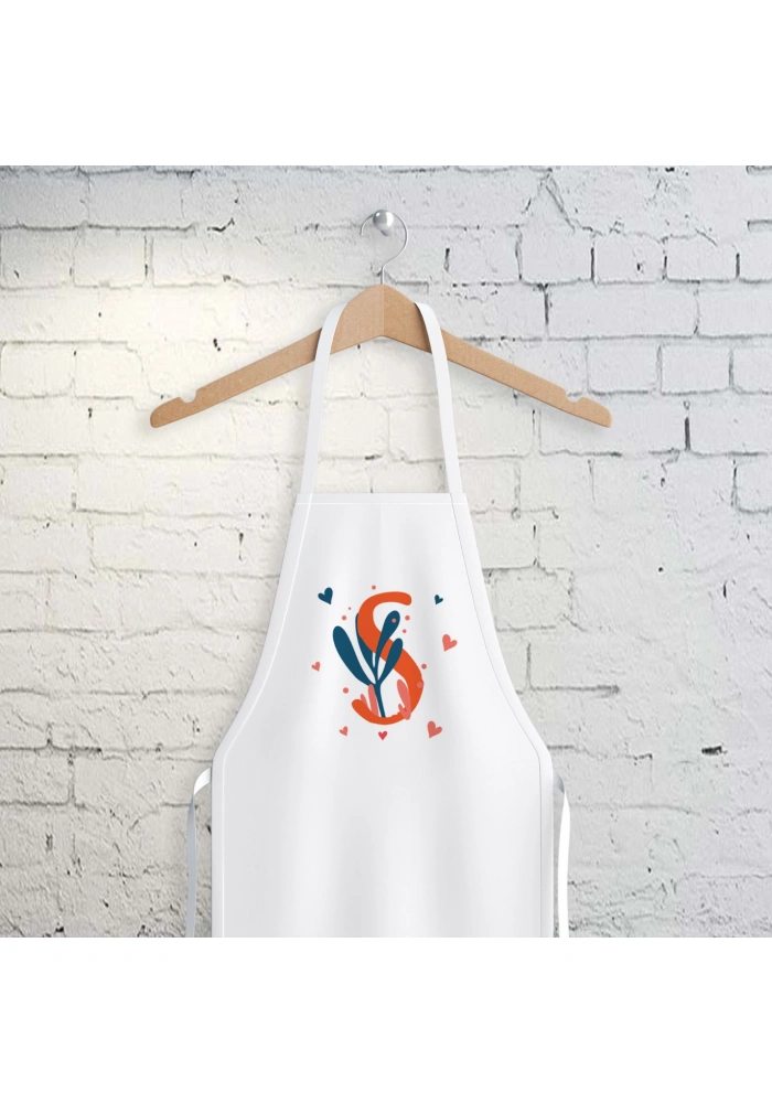 S Harfi Tasarımlı Mutfak Önlüğü
