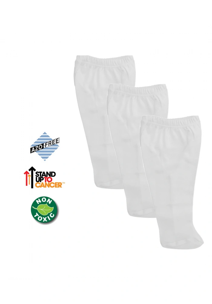 Sema Baby Tek Alt Beyaz Üçlü Paket 8682476853025