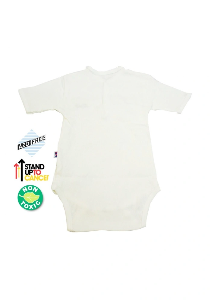 Sema Baby Yarım Kol Kaşkorse Badi (Body) - Ekru 0-6 Ay