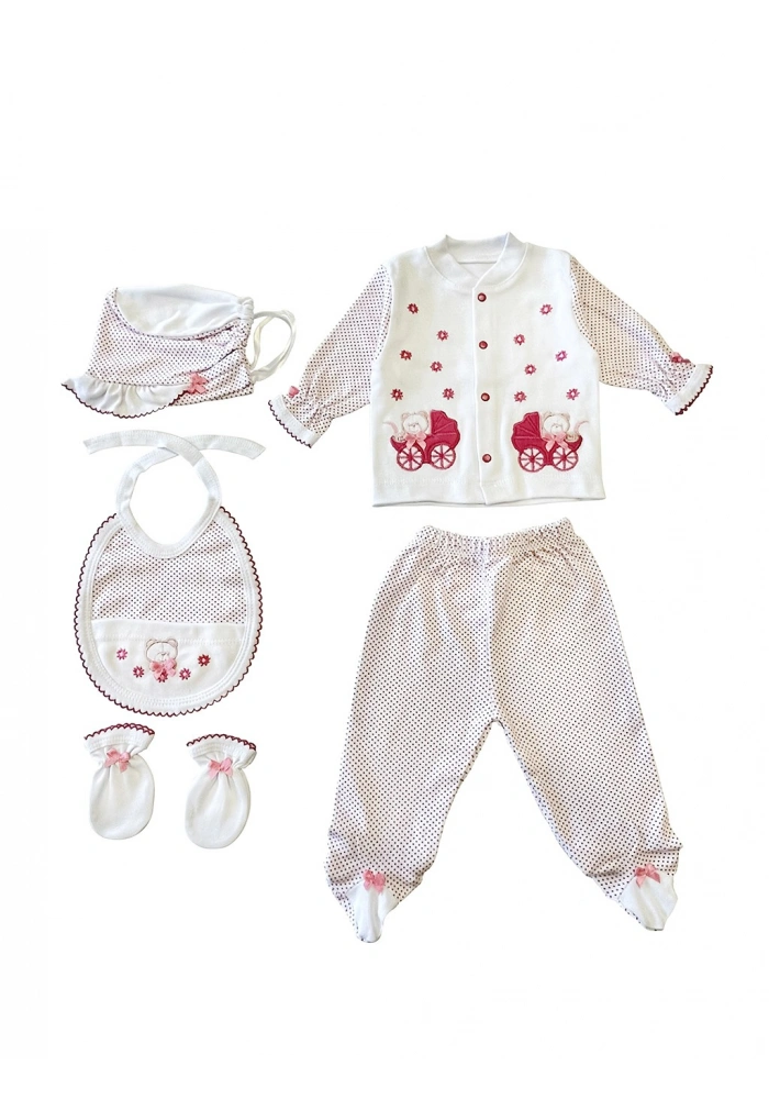 Sema Bebe 5li Set - Pembe