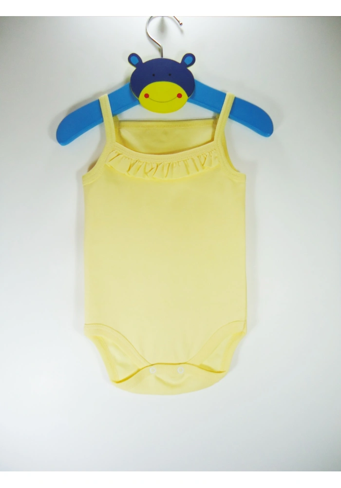 Sema Bebe Penye ip Askılı Badi (Body) - Beyaz 3-6 Ay