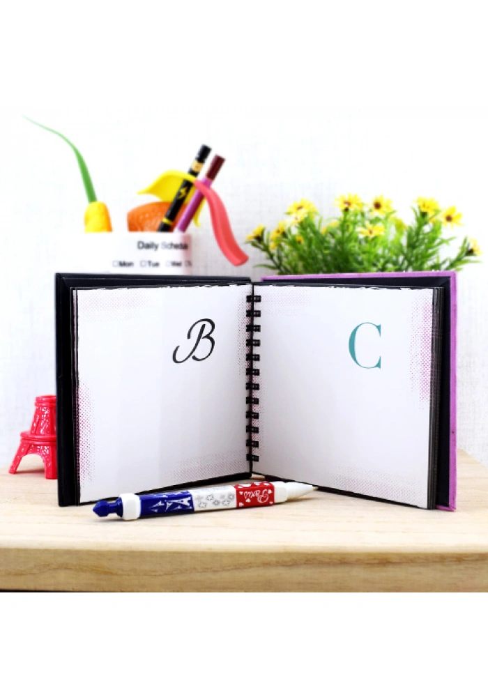 Sevgililere Romantik Aşkımızın Alfabesi Kitabı