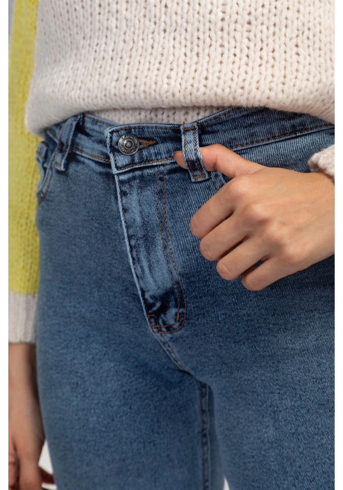 Slim Fit Jean Pantolon-MAVİ