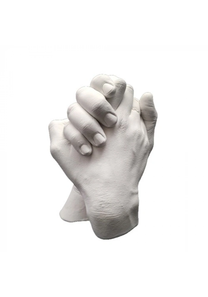 Yetişkinlere Özel (2 adet) El İzi Minik Heykel Set