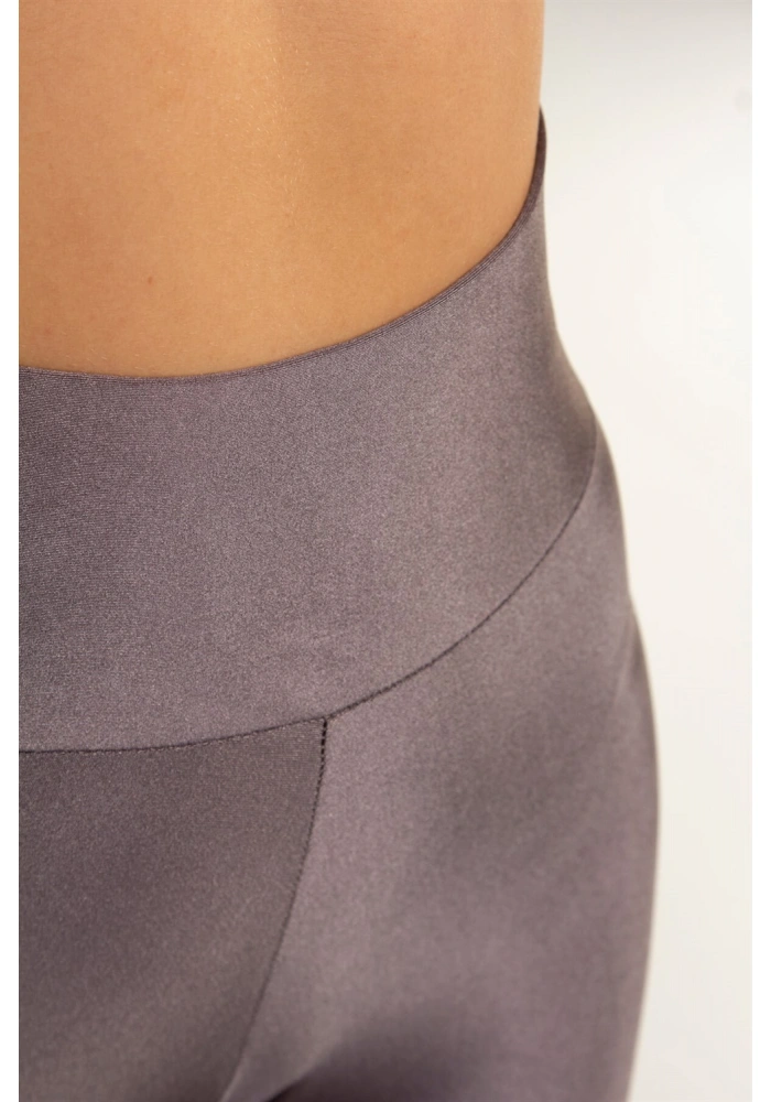 Yüksek Bel Disco Tayt-GRİ