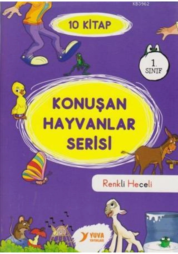 Yuva 1. Sinif Konuşan Hayvanlar Serisi Renkli Hece