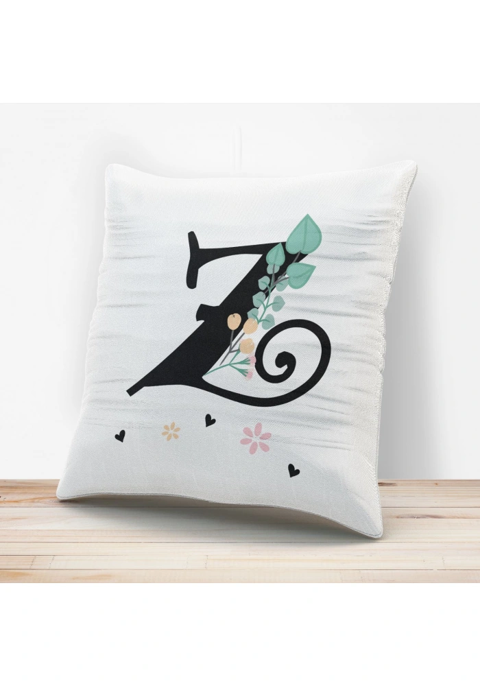 Z Harfi Tasarımlı Yastık Kılıfı