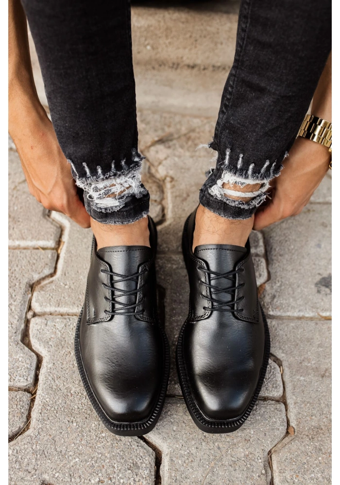 CH001 Fantasya Siyah Taban Erkek Ayakkabı SIYAH