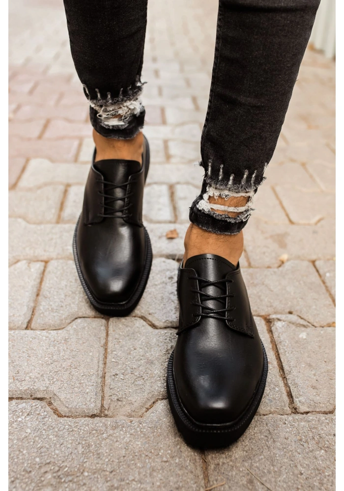 CH001 Fantasya Siyah Taban Erkek Ayakkabı SIYAH