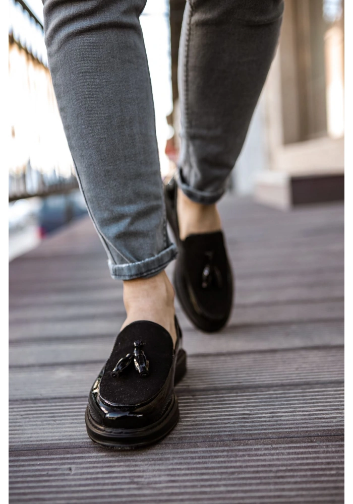 CH002 Rugan ST Erkek Ayakkabı SIYAH