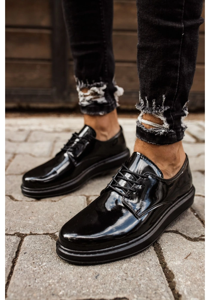 CH003 Rugan ST  Erkek Ayakkabı SIYAH